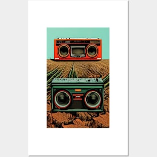 Land of the Boom Box Posters and Art